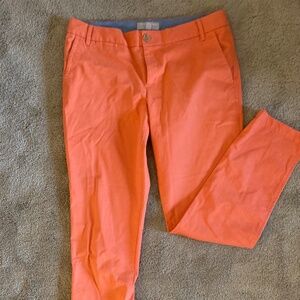 Banana Republic Ryan Fit Coupe Pants in Coral Salmon Size 6